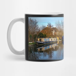 Moorings Above Aldermaston Lock Mug